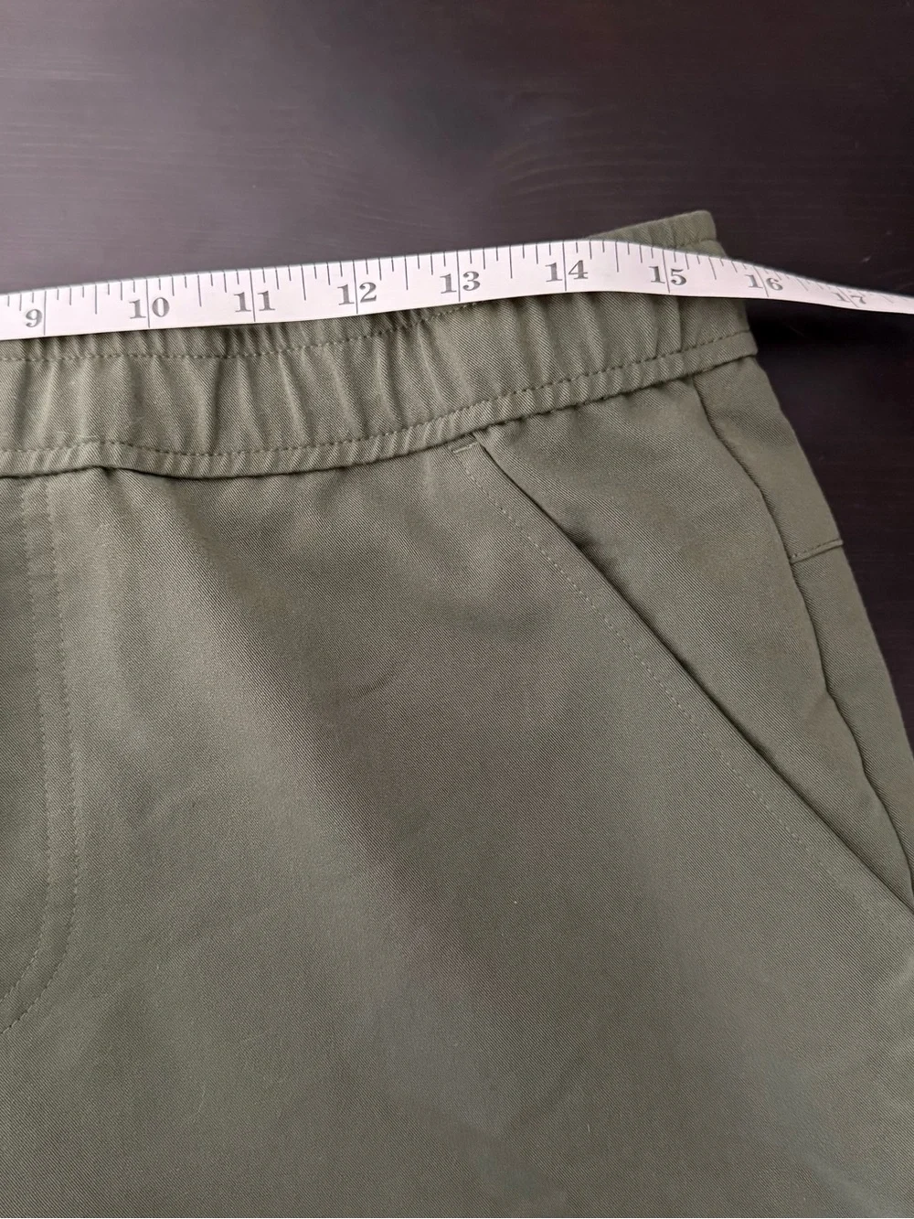 Figs Olive Green Joggers with Navy Drawstring